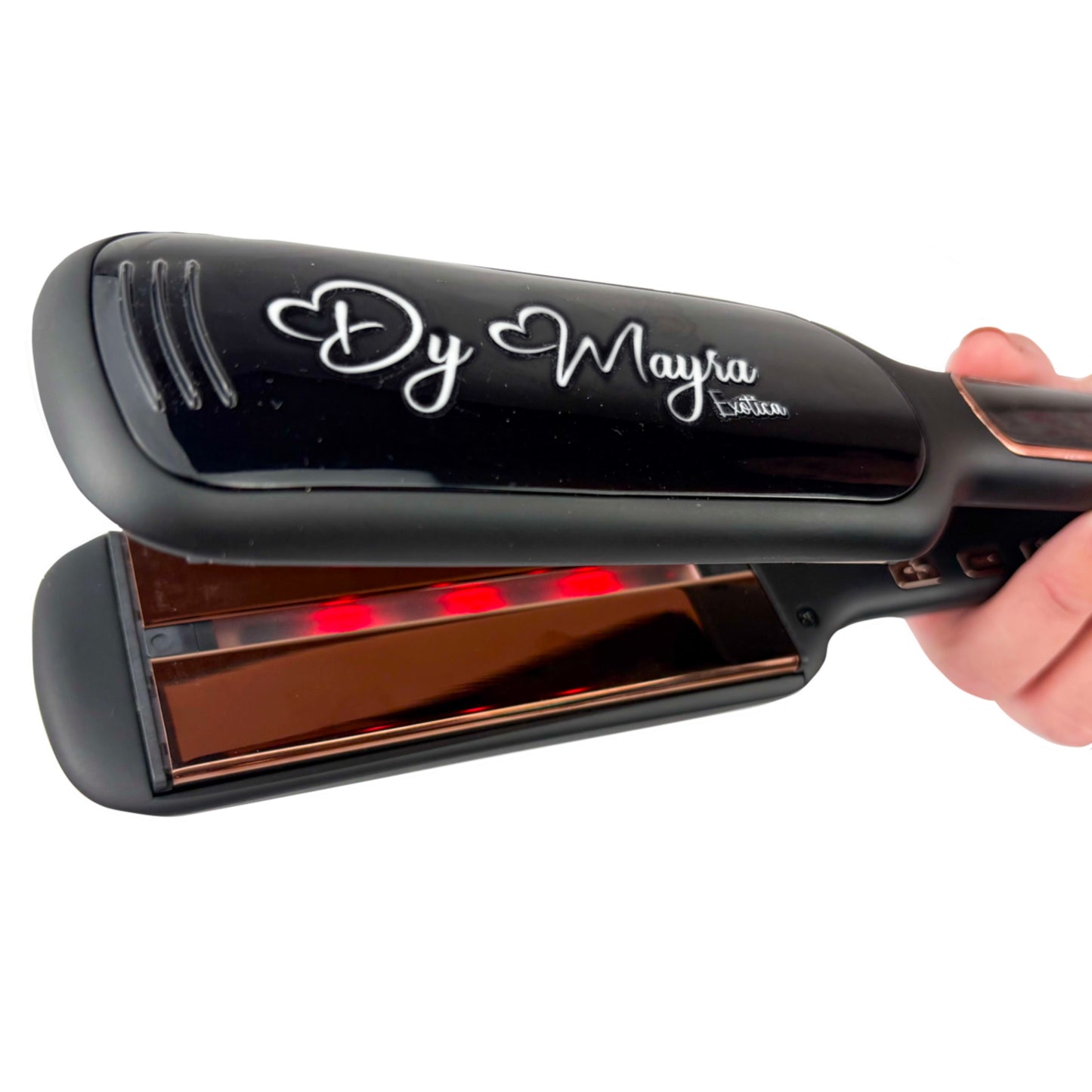 🔹 Kit profesional Dy Mayra – Plancha de Titanio (Color Negro)