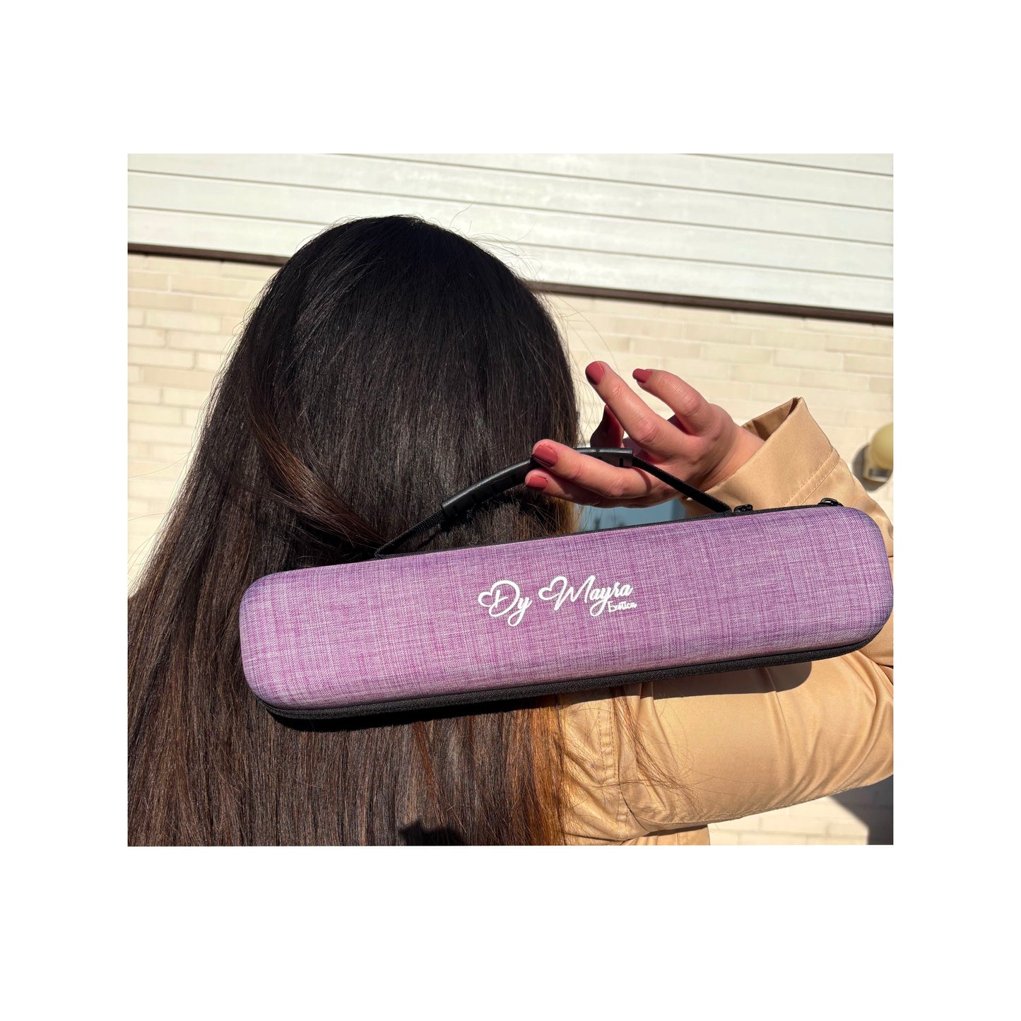 🔹 Kit profesional Dy Mayra – Plancha de Titanio (Color Negro)