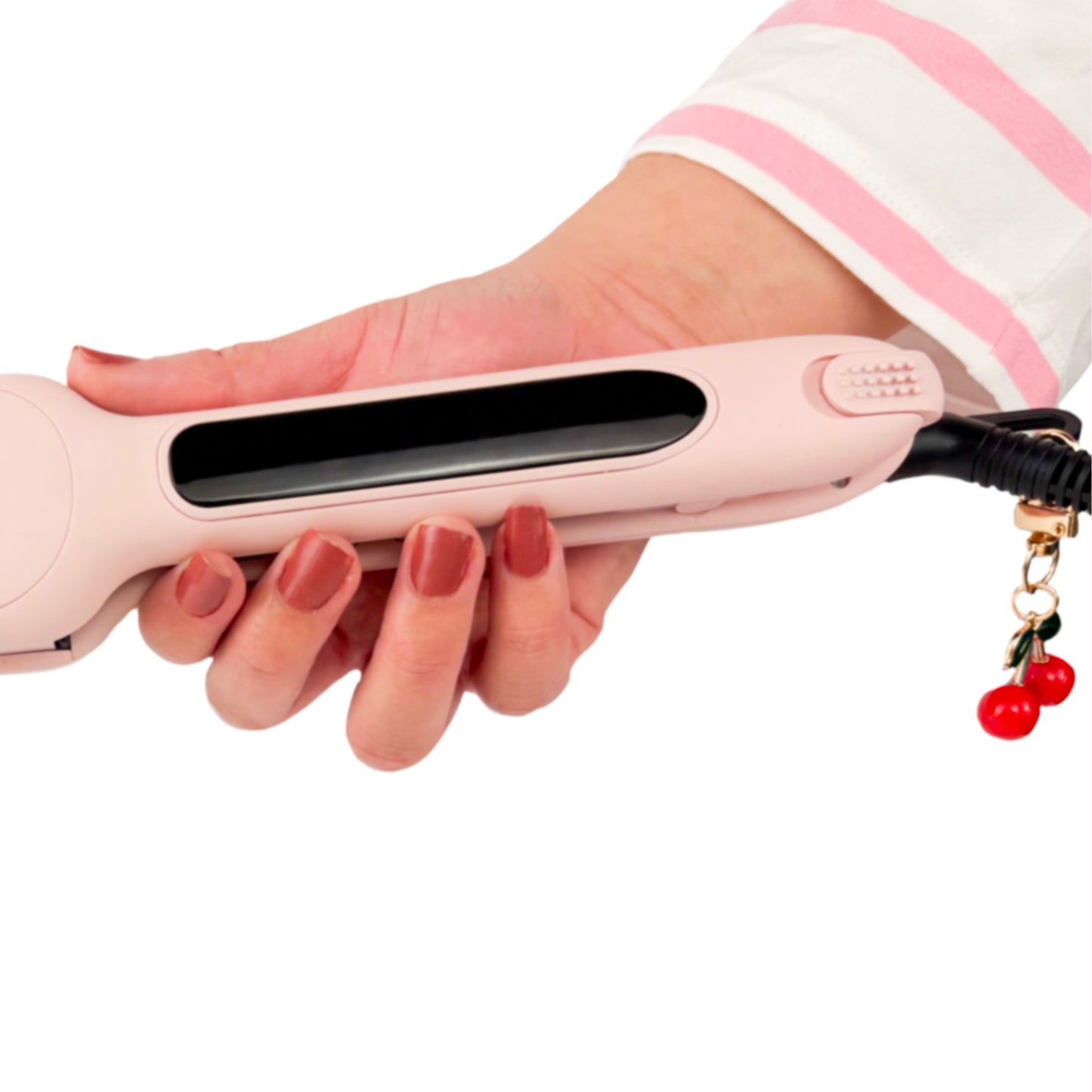 🔸 Kit profesional Dy Mayra – Plancha de Cerámica (Color Rosado)