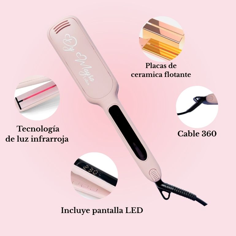 🔸Plancha de Cerámica - Dy Mayra(Color Rosado)