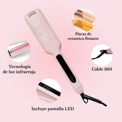 🔸Plancha de Cerámica - Dy Mayra(Color Rosado)